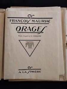 STÜRME Francois Mauriac 1926 Silberspitzen von O. Coubine - Bild 1 von 11