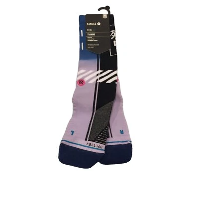 Stance чувствовать 360 * обучение COOLDOWN экипажа мужской размер средний 6-8,5 фиолетовый черный - Изображение 1 из 4