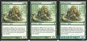 Magic the Gathering JCC SALVAVIORS OF KAMIGAWA 3X Nightsoil Kami Spirit Green 139 - Imagen 1 de 1