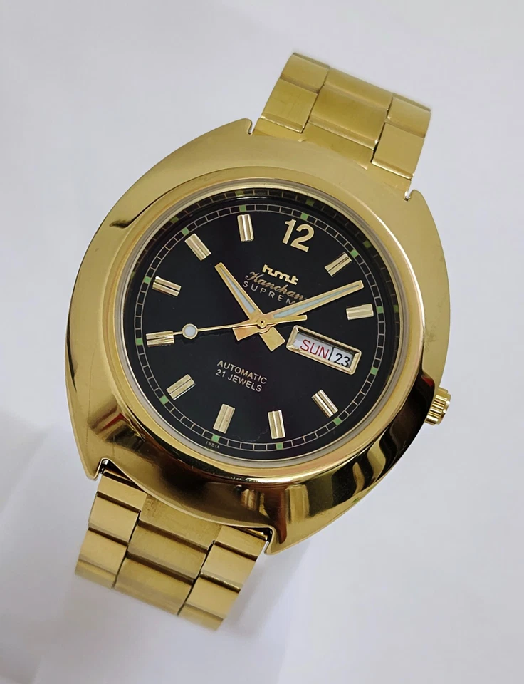 Vintage HMT KANCHAN SUPREME Automatic 21-Jewels Day & Date INDIAN Wristwatch - Image 1 of 4
