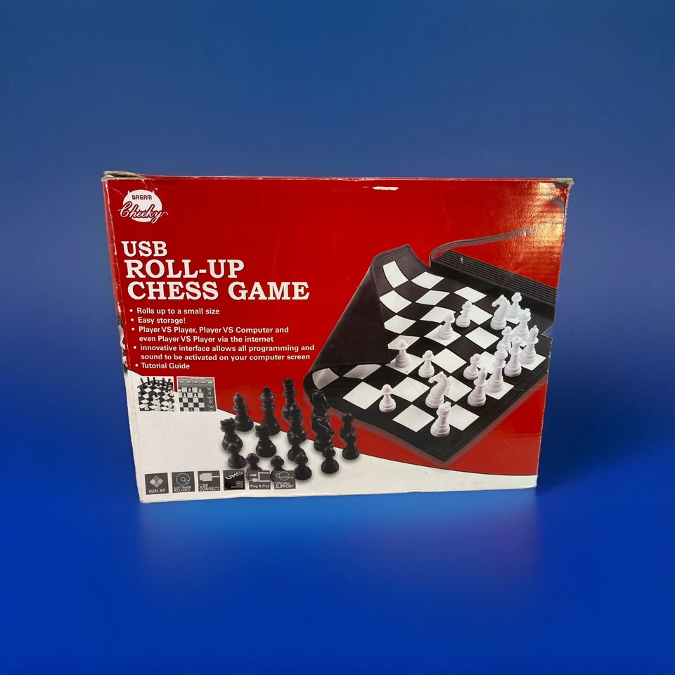 Vintage Dream Cheeky USB Roll Up Chess Game 2007 #406 ~New - Image 1 of 4