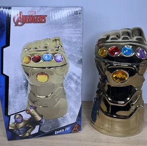 Marvel Villain THANOS Infinity Gauntlet Lidded Cookie Jar (BRAND NEW) - Picture 1 of 4