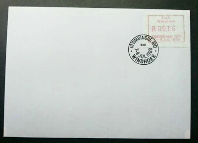 [SJ] South Africa SWA Windhoek 1988 ATM (frama label stamp FDC) - Image 1 of 4