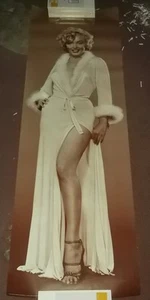 HUGE MARILYN MONROE GLOSSY DOOR POSTER 153 X 51CM MOVIE STAR VINTAGE - Picture 1 of 1
