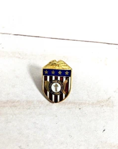 National Police Officers Association of America Vintage Lapel Pin Screw Back - Picture 1 of 3