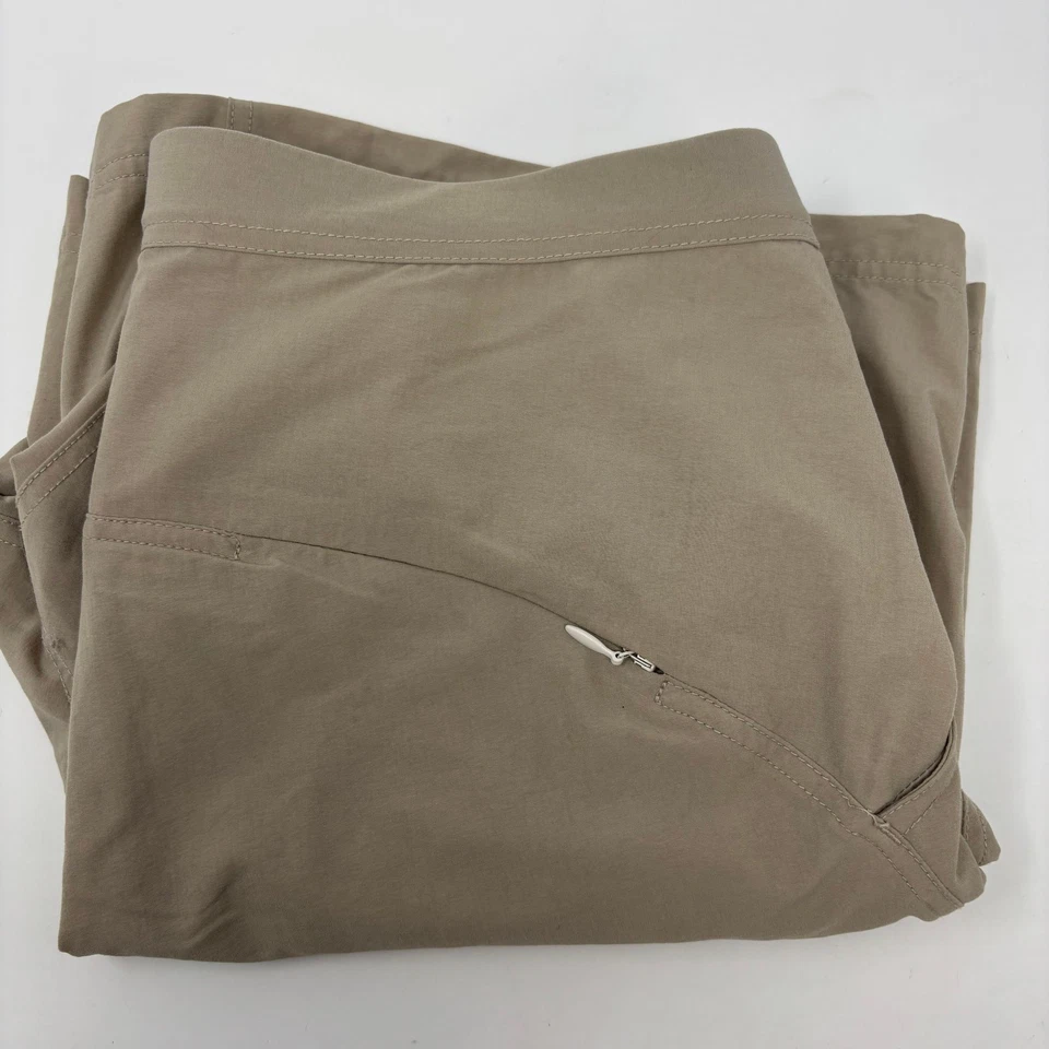 Shorts de caminhada Mountain Hardwear masculino marrom claro médio com cinto - Imagem 1 de 4