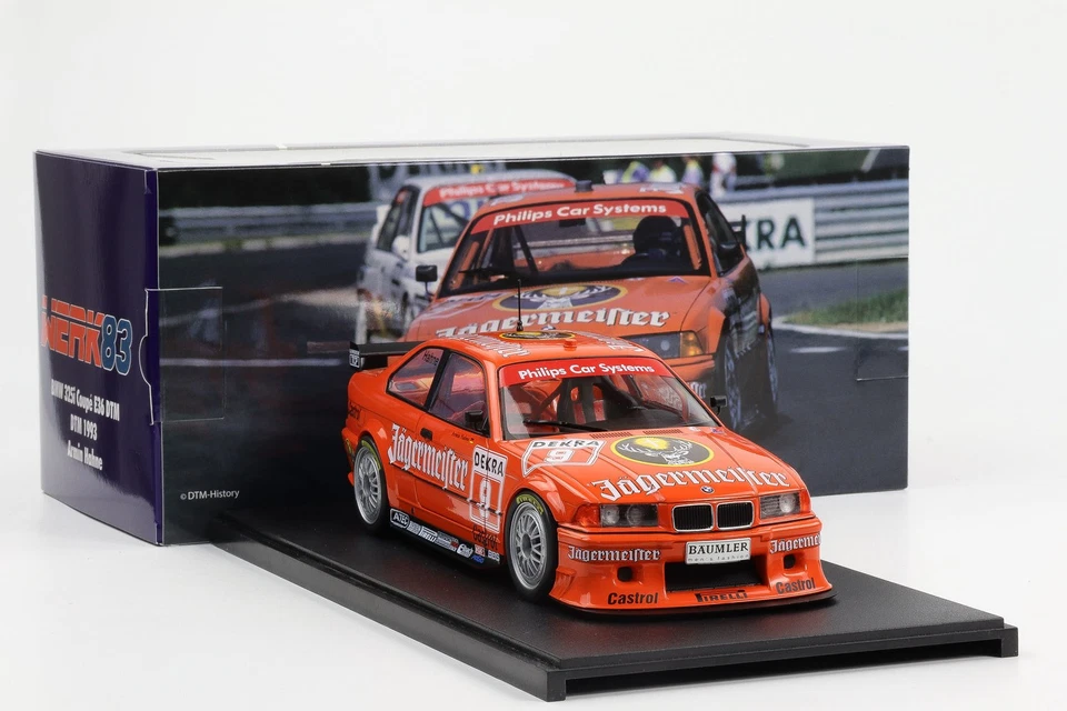 1:18 BMW 325i Coupe E36 DTM Jägermeister #9 DTM 1993 Hahne Werk83 - Bild 1 von 4
