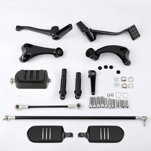 Kit de estriberas de control delantero apto para Harley Sportster XL 883 1200 2004-2013 - Imagen 1 de 4
