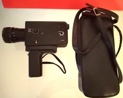 Hermoso diseño vintage - marrón Nizo S 2. Cámara de cine Super 8 y estuche original  Foto 1 de 4