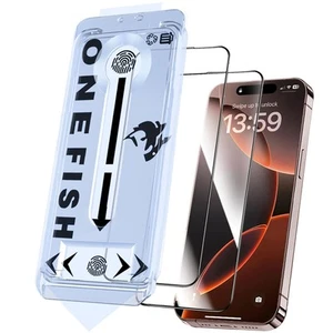 One Fish Glass Screen Protector For Iphone 14Pro/15,9H Hardness Glass Scratch... - Picture 1 of 7