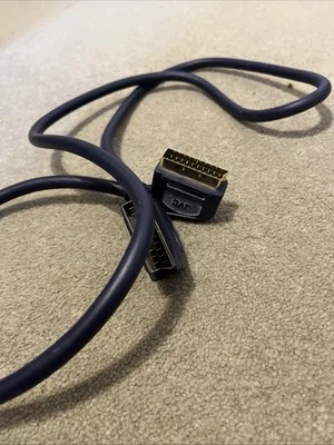 JVC SCART Cable, Gold Plated Connectors 1.5mtr Long Great Condition Quality Part - Image 1 of 4