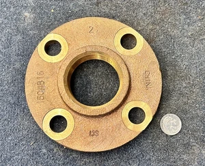 Messing 2" Flanschgewinde - Bild 1 von 1