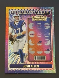 2024 Contenders Football Winning Ticket Josh Allen Bills Sparkle Dots #7 - Picture 1 of 2