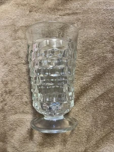Indiana Glass Whitehall Colony Cubist Crystal Clear Iced Tea Glass 12 Oz. - Picture 1 of 7