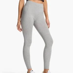 Vuori Damen Medium Leggings Granit Tasche meliert grau Dreamknit VW4030 - Bild 1 von 5