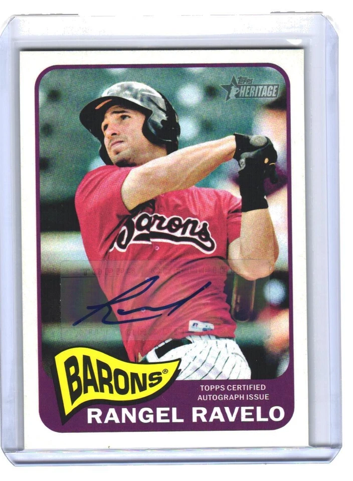 2014 Rangel Ravelo Topps Heritage Minor League Auto RC #ROA-RR (H556) - Image 1 of 2