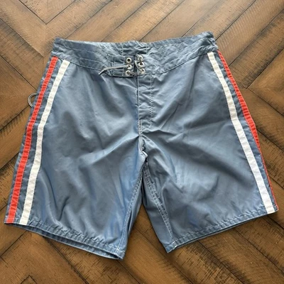 Birdwell Beach Britches Pantalones Cortos Hombres 34 Gris Bañador Boardshorts Hecho en EE. UU. Foto 1 de 4
