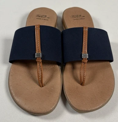 Sandalias Andre Assous Mujer 7.5/38 Elásticas Slides Pluma Peso Comodidad España Foto 1 de 4