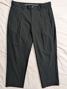 Rhone Men's Sz 32x26 Commuter Slim Stretch Performance Pants in Cropped Black - Picture 1 of 12