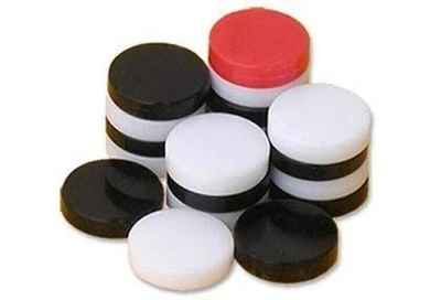  Carrom Board Coins Acrylic Plastic For Smooth Play With 1 Striker (Pack Of 1) - Image 1 of 4