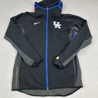 Kentucky Wildcats Jacket Men Medium Tall Black Nike Player Issued Basketball MT - Image 1 of 4