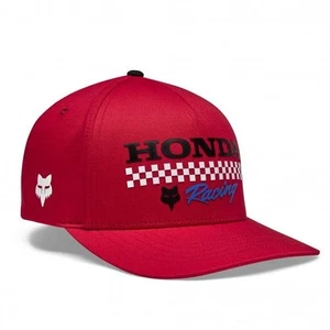 Fox Racing Men's Hat - HONDA Flexfit Cap (Red) - Picture 1 of 5