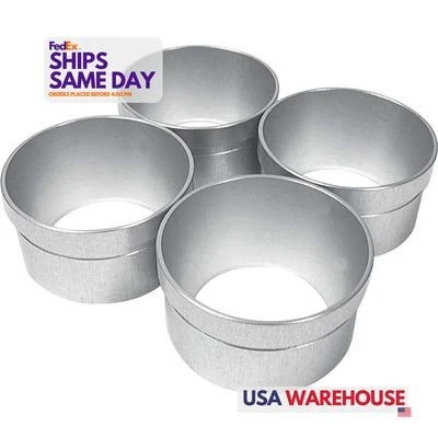 Allstar ALL26061, Set of 4 Base Plate Inserts .950 4pk for 1in spacer Aluminum  - Image 1 of 4