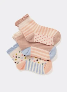 NWT Matilda Jane Dream chasers Aleen Girls 3-Pair Socks Size L Large 1-4 youth - Picture 1 of 1