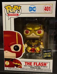 THE FLASH - Metallic Imperial Palace Funko Pop Asia Exc + POP PROTECTOR - Picture 1 of 6