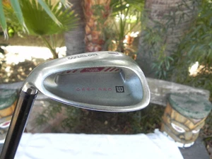 Seniors, LH, Wilson DEEP RED, LOB WEDGE, Fluid Feel, Graph. FatShaft LITE FLEX - Picture 1 of 11