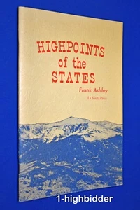 NEU & SIGNIERT! 1970 Highpoints of the States Handbuch Frank Ashley 1. Auflage Softcover - Bild 1 von 4