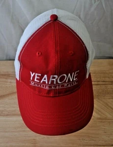 Yearone Muscle Cars Parts Red/White Adjustable Snapback Mesh Hat *Pre-Owned* - Picture 1 of 7