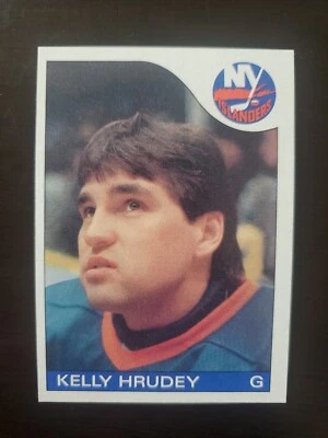 Kelly Hrudey 1985-86 Topps #122 Rookie Card Foto 1 de 2