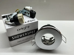 Showerspot IP65+ Lamp Holder + GU10 Led Bulb 5000k included - Orlight - Picture 1 of 5