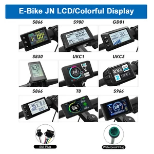 E-bike 36V/48V S866 S966 S900 GD01 UKC1 Colour Display Power Speed Meter Panel - Picture 1 of 35