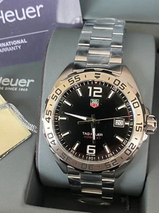 Armbanduhr Tag Heuer 41mm Schwarz Quarz Uhren Formula 1 WAZ1112.BA0875 Herren - Bild 1 von 10