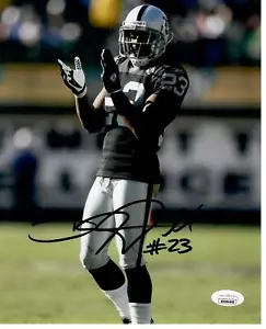 Las Vegas Raiders DeAngelo Hall Signed Auto 8x10 Photo JSA COA - Picture 1 of 1