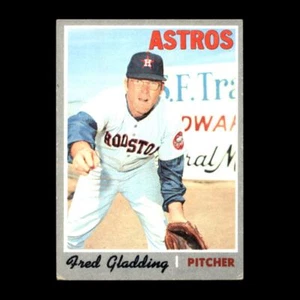 Fred Gladding 1970 Topps Houston Astros #208 Vintage Set Filler - Picture 1 of 2