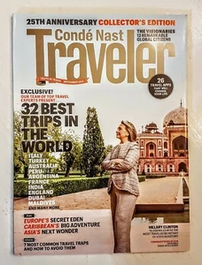 Conde Nast Traveler Magazine 25th Anniversary Collectors Edition Hillary Clinton - Bild 1 von 3