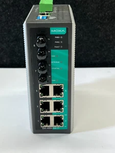 MOXA EDS-408A-MM-ST 8-PORT MANAGED ETHERNET SWITCH - Picture 1 of 9