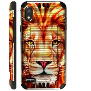 SILVERGUARD For TCL A2X A2 A1 Hybrid Phone Case Cover LION FULL FACE - Zdjęcie 1 z 3