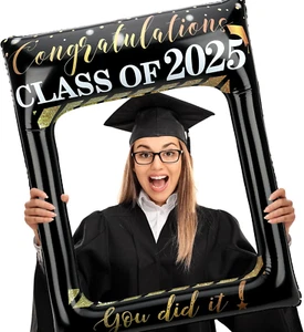 Graduation Decorations Class of 2025 Graduation Photo Booth Frame, Inflatable Se - Picture 1 of 12