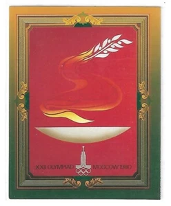 Summer Olympiad XXII 1980 Moscow Collector  Card Olympic - Picture 1 of 2
