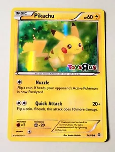Pokemon Cards: Generations Pikachu #26/83 Holo Toys R Us Promo Card - Picture 1 of 2