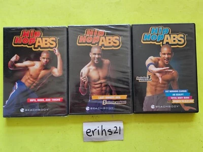 Beach Body Hip Hop Abs-set of 3 DVDs workouts Hips, Buns, Thighs, Cardio Burn - Image 1 of 4