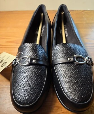Kim Rogers Ultra Comfort Blayne Flats Shoes 9.5 M Black NIB Loafer Slip-on - Image 1 of 4