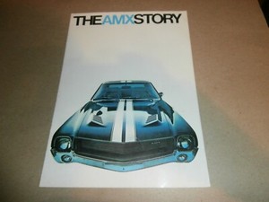  Vintage American Motors The AMX Story Brochure Bruce Smith Auto Co Jacobus PA