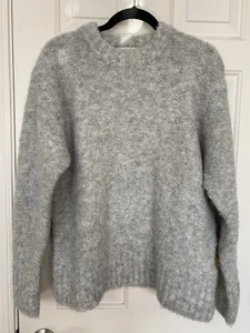 Le 17 Septembre Homme hellgrauer Boucle-Pullover mit Rundhalsausschnitt Gr. 48 Small - Bild 1 von 9