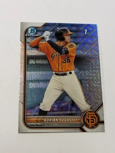 2022 Bowman Chrome Prospects Adrian Sugastey - 1st RC BCP-19 Mojo Refractor - Picture 1 of 1