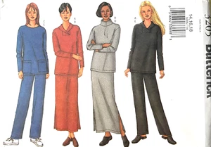 Butterick Misses' Top,Skirt,Pants Pattern 3205 Size 14-18 UNCUT - Foto 1 di 2